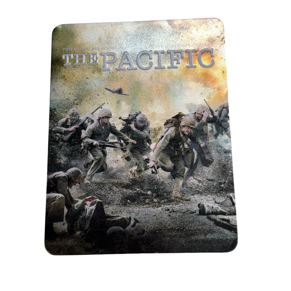 The Pacific HBO Miniseries DVD 6-Disc Collector Metal Tin Box Set Tom Hanks